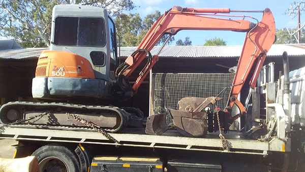 tilt tray hire shipping container mover transport adelaide